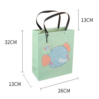 China 2023 Handmade High End Handbag Gift Shop Apparel Custom Gift Bags Kraft Paper Bags Cosmetic Shopping Bags for sale