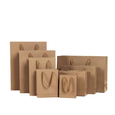 China Customized Printing Brown Black And White Luxury Handmade Paper Bags Packaging Gifts Clothing Underwear Jewelry Wrapping Paper Bags for sale