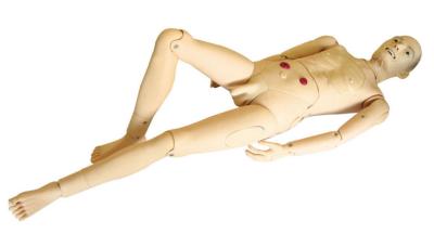 China Advanced Full Function PVC Nursing Manikin Full Body Elderly Male Training simulator for sale