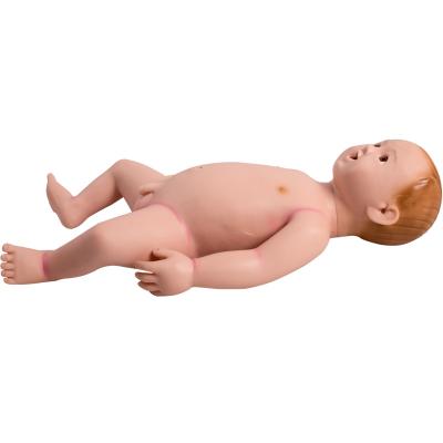 China Infant Nursing Pediatric Simulation Manikin Skin Color for sale