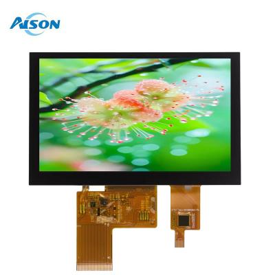 中国 800×480 LCD IPS ディスプレイ 5 インチ 容量パネル タッチスクリーン 350 cd/m2 販売のため