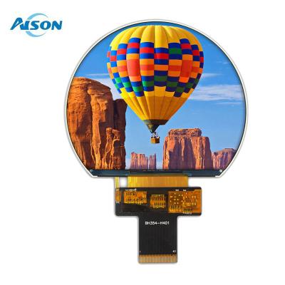 China 800x640 Round TFT Display 3.54 Inch SPI TFT Display 1000 Cd/M2 With 3SPI+18Bit RGB Interface for sale