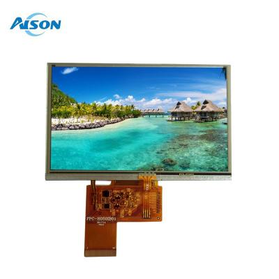 China 5 Inch Touchscreen 300 Cd/M2 Touch Screen LCD Panel 800x480 Resolution RGB Interface for sale