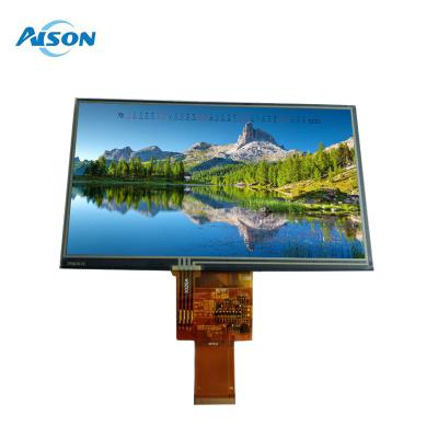 China 300 Cd/M2 TFT Resistive Touch Screen Transmissive Industrial Touchscreen Display 40 Pin for sale