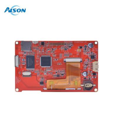 Κίνα 480x272 HMI LCD οθόνη 4,3 ιντσών αντίσταση αφής οθόνη 4 πιν προς πώληση