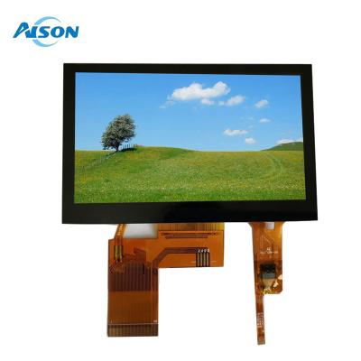 China PCAP IPS LCD Module 480x272 Capacitive LCD Touch Screen 450 Cd/M2 RGB 24 Bit Interface for sale