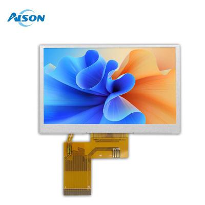 Κίνα 4.3 ίντσες IPS TFT LCD οθόνη 800x480 IPS LCD χωρητική οθόνη αφής 450 Cd/M2 προς πώληση