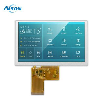 China 5 Inch IPS LCD Display Module 800x480 Industrial Display Module 40 Pin With RGB Interface for sale