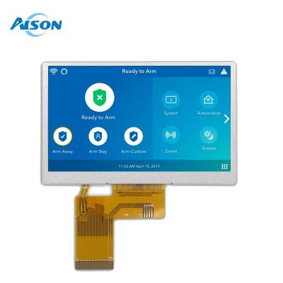 中国 480x272 TFT LCD ディスプレイ 4.3 インチ LCD ディスプレイ SPI / 808-MCU インターフェース 販売のため