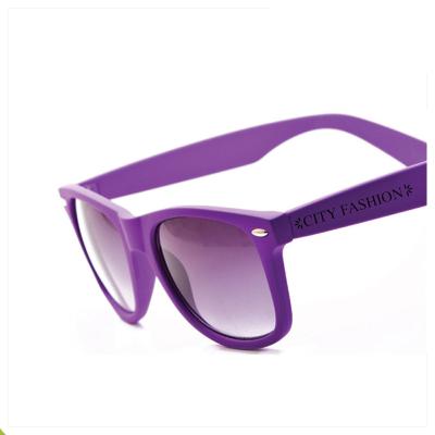 China Fashion sunglasses radiate cheap wayfar sunglasses brand purple sun glasses purple glass sun glasses for sale