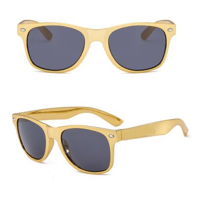 China Fashion Sunglasses Bride Sunglasses Wedding Sun Glasses Plated Custom Metallic Gold Sun Glasses Promotion Sun Glasses Sun Glasses for sale