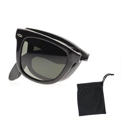 China Promotional Plastic Foldable Sun Glasses Fashion Sunglasses Folding Sunglasses for sale