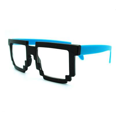 China Pixel shape geek pixel shape frame UV square sunglasses crystal geek pixel shape tetris frame sun glasses 400 2022 8 bit sun glasses for sale