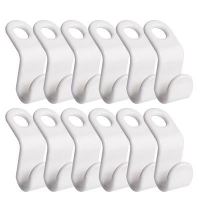 China 50% Hot Sale Modern 12Pcs Hook Wardrobe Cabinet Organizer Mini Clothes Hanger Connector Cascading for sale