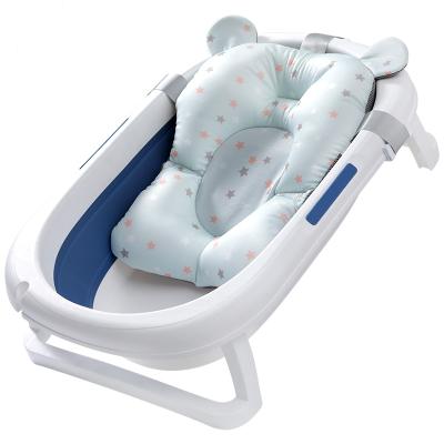 China Baby Bathing Luxury Newborn Baby Tub Toddler Bathtub Shower Basin Comfort Collapsible Folding Portable Baby Tub for sale