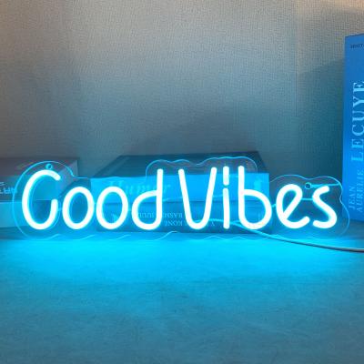 China LANDSCAPE Drop Shipping Acrylic Led Letters Lights Personalized Good Custom Neon Lights Vibraphone Neon Sign For Bedroom Decoration for sale