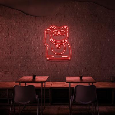 China event & Custom Party Pets Form China Cat Neon Sign Light For Room Decor for sale