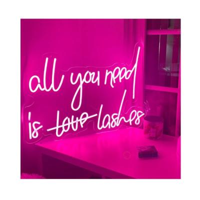 China Wholesale Eco-Friendly Wall Party Decor Led Neon Sign Lights Birthday Party White Decorative Neon Lamps for sale