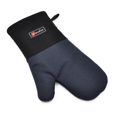 China 14 x 7 Inch Hot Selling Aramid Non Slip Heat Resistant Fabric Glove Oven Mitt Non Slip for sale