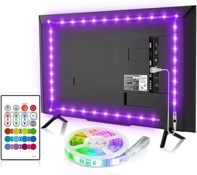 China TV Music TV Led Backlight With A 9.8ft Fits 14-75 Inch TV Or PC Screen Controlled By App And Remote for sale