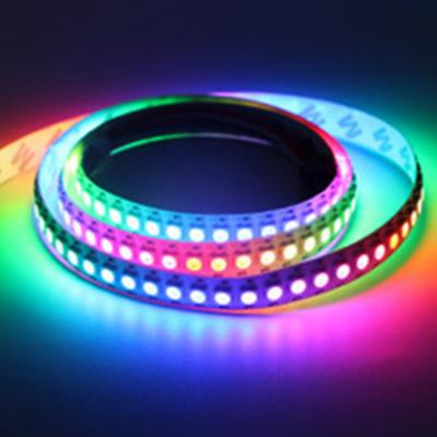 China Residential Decoration DC12V Controlled DSmart Multicolor Chasing 5050 RGB Led Strip Lights Accessible for sale