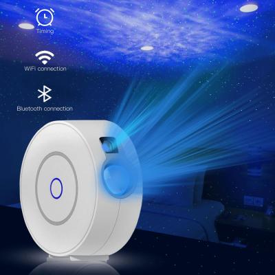 China Smart LED Baby Starry Night Light Laser Projector Lamp Music Speaker Galaxy Star Eco-friendly Projector with Remote Control for sale