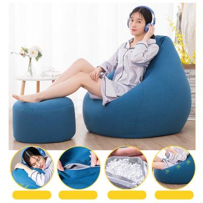 China (Other)Adjustable Inflatable Foam Bean Bag Chair Sofa,Comfortable Memory Foam Bean Bag Chair,Lazy Sofa Lounge Recliner Chair With Tiny Stirrups for sale