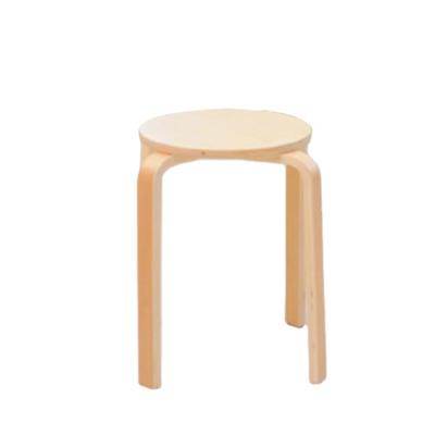 China Stackable A Beautifully Simple Family Size, Three Leg Colorful Dining Stool for sale