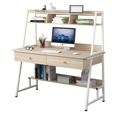 China Modern minimalist storage student study desk shelf combination desk computer home desk with drawers for sale