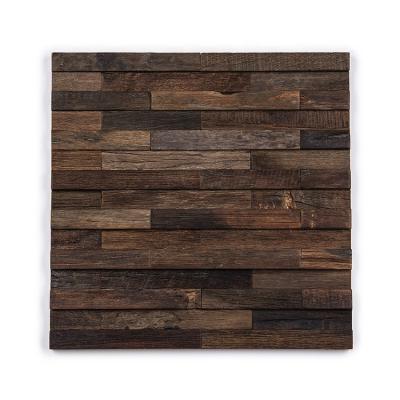 China Beautiful Parquet Moonight Wood Natural Mosaic Tiles 20x20 For Wall for sale