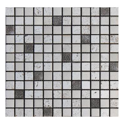 China Moonight New Modern Design Armani Gray Poreclain Tile White Ceramic Bathroom Tiles Mosaic for sale