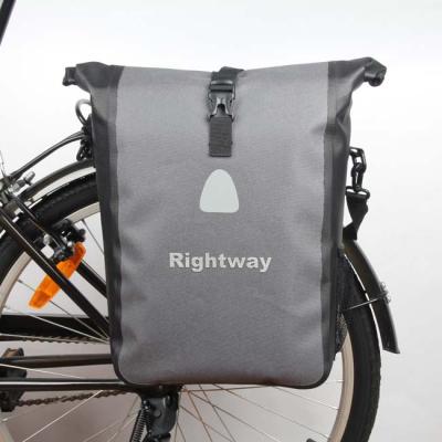 China Bicycle Bike Bicycle Rear Seat Pannier Waterproof Nylon Single Side Bag For Outdoor Use for sale