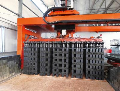 China Customized JKR- 600 Concrete Brick Stacking Robot Machine for sale