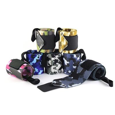 China Safety Support Wrist Support Elastic Gym Bands Sports Wrap Weightlifting Wrist Straps for sale