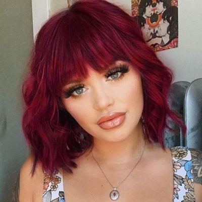 China Short Silky Straight Pixie Cut Lace Frontal BOB Wig Pink Color, Wave 100% Virgin Remy Hair Pre-Plucked Lace Front Human Hair Wigs For Black Women for sale