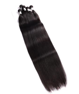 China Silky Straight Wave Brazilian Virgin Human Hair Bundles Long Cuticle Aligned Straight 30 32 34 36 38 40 Inch Hair Machine Hair Weave for sale