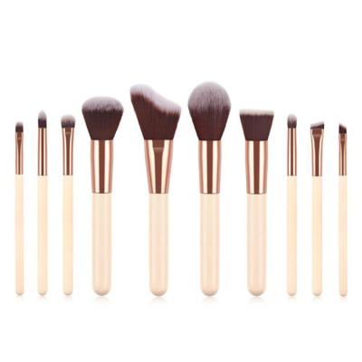 China Angular Blush 2021 Hot Sale Synthetic Foundation Eyeshadow Makeup Brushes Cute Makeup Brush Set for sale