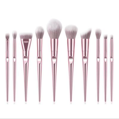 China Angular Blush High Quality Fashion Make Up Brushes Private Label Luxury Professional Makeup Brush Set With Brush for sale