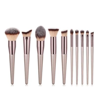 China Angular Blush Wholesale Custom Makeup Tools Cosmetics Eyebrow Brush Private Label Makeup Facial Brush Set for sale