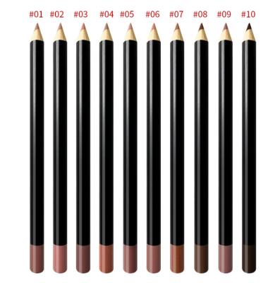 China 20 Color Waterproof Multifunction Lip Liner Waterproof Easy To Color Lip Liner Pencil for sale