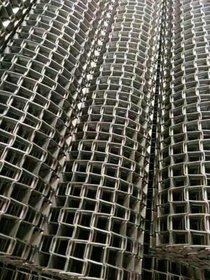 China                  Wavy Stainless Steel Wire Net Belt High Temperature Stainless Steel Chain Wire Mesh Conveyor Belt              for sale