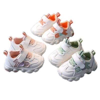 China Round Boys Girls Children Autumn Soft Bottom Toddler Shoes Spring Baby Shoes Shoes Non-slip Lightweight Breathable Fashion Band for sale