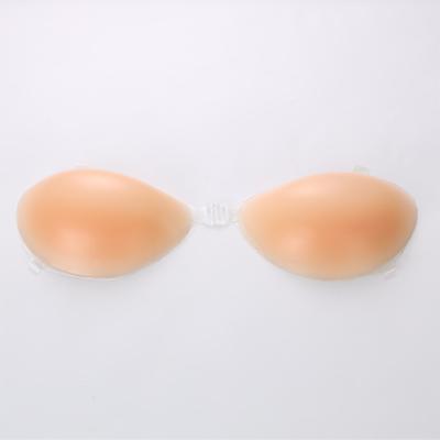 China Women's 3D Seamless Silicone Bra Seamless Invisible Self Adhesive Stick On Chest A/B/C Deep V Cup Silicone Lift Up Bra for sale