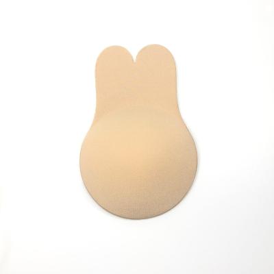 China Mei Xiao Ti HQ-RB01 Rabbit Ears Breast Lift Band Silicone Seamless Breathable Nipple Cover Adhesive Reusable Bra Skin-friendly for sale