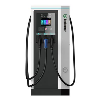 China 120kW All in One OCPP IOC120-HY3 Hybrid DC EV Fast Charging Station for sale