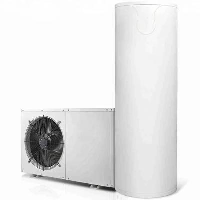 China Hotel Wholesale Domestic 3.6-7KW Air Source High Temperature Hot Water Heater Boiler R410A Split Air To Water Heat Pump Water Heater for sale