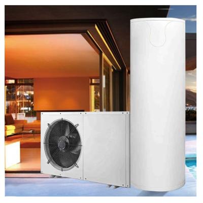 China Hotel China Factory Custom 3.25-4.8KW Air Source High Temperature Water Heater Boiler R410A Split Air To Water Heat Pump Water Heater for sale