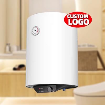 China Hotel Custom/Wholesale  Custom Logo Household bathroom Water Heater Boiler Element Electric Tank Storage Hot Water Heater for sale