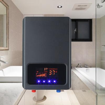 China Hotel Factory Wholesale Household 220V 6.5KW 8KW 9KW Smart Bathroom Shower Tankless Water Heater Geyser Instant Electric Water Heaters for sale