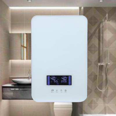 China Hotel High Quality 12-24KW Smart Touch Control Tankless Water Heater 380V Instant Electric Water Heater for Central Hot Water for sale